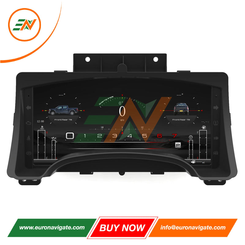 Euronavigate Car 13.1" Digital Instrument Cluster for Ford F150 Raptor Digital Instrument Cluster Retrofit Aftermarket Accessories