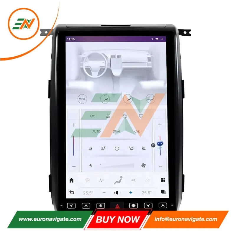 Euronavigate Car 14.4" Screen Tesla Android Infotainment For Ford F150 Electronics Car Instrument Cluster Ford F150 2009 2010 2011 2012 Android car radio Retrofit Aftermarket Accessories