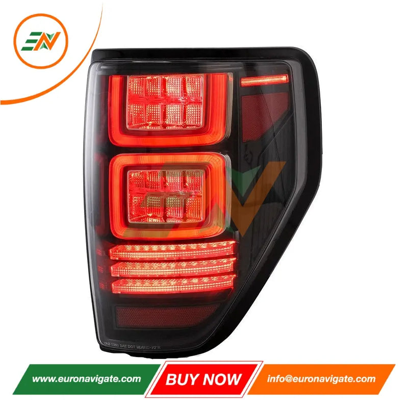 Euronavigate Car Ford F150 tail lights With Sequential Turn Signal Tail Lights Retrofit Aftermarket Accessories