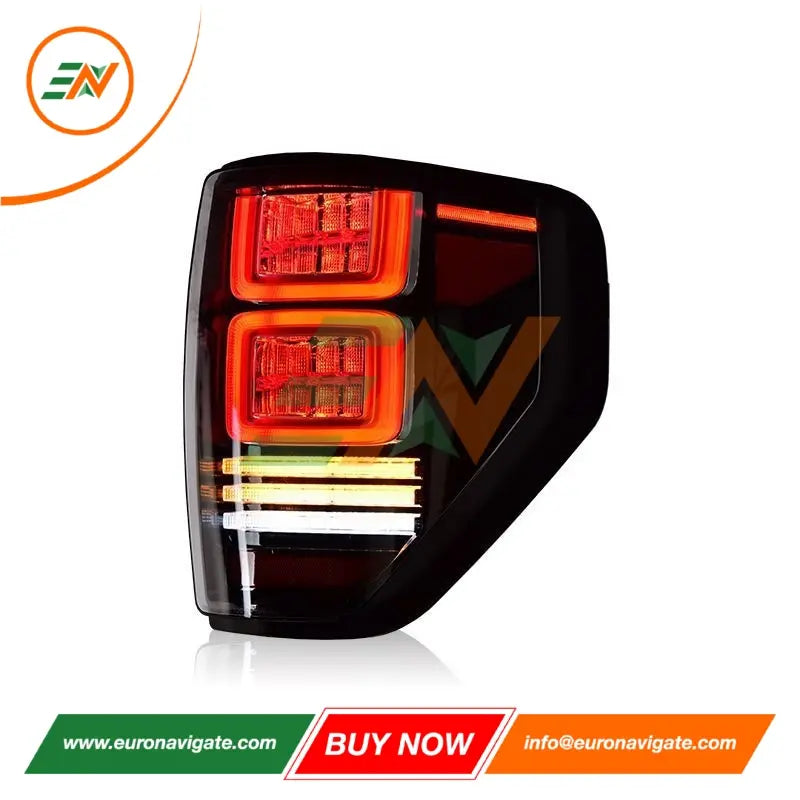 Euronavigate Car Ford F150 tail lights With Sequential Turn Signal Tail Lights Retrofit Aftermarket Accessories