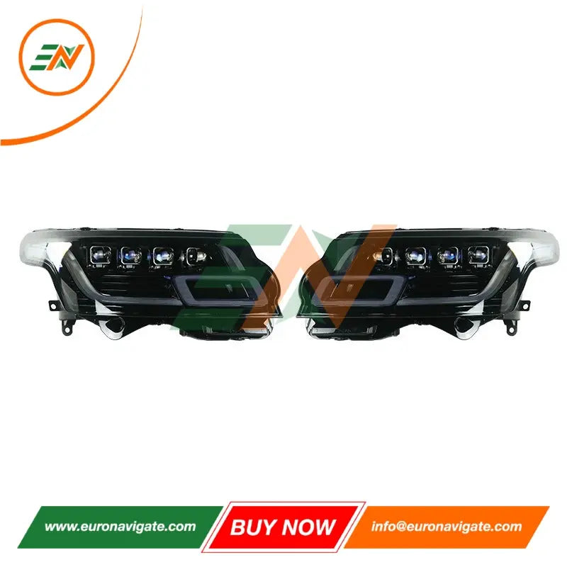 Euronavigate Car Matrix Style DRL 4 Lens Headlights Facelift-Conversion for Range Rover Vogue L405 Vehicle Headlamp Plug And Play Upgrade Replacement Retrofit Aftermarket Accessories