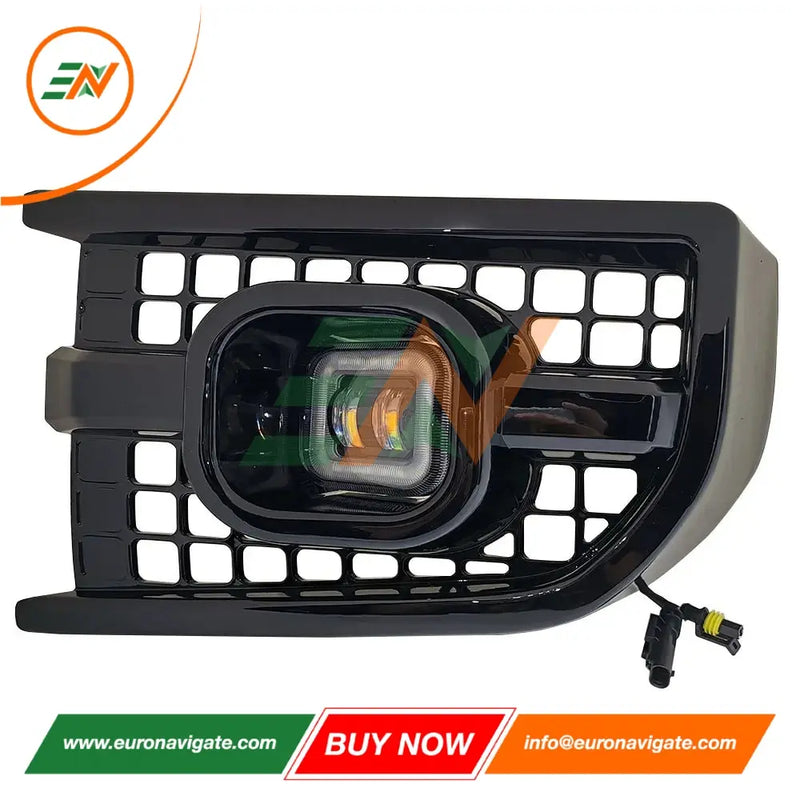 Euronavigate Car New Style Square LED DRL Fog Light Kit for Land Rover Defender L563  Retrofit Aftermarket Accessories